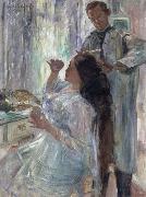 Lovis Corinth charlotte corinth at her dressing table Sweden oil painting artist